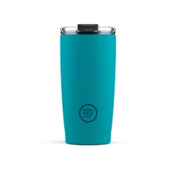 Unikátní třívrstvý nerezový termohrnek Cool Bottles Tumbler Vivid Turquoise