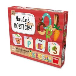 Dřevěné kostky Abeceda - 20 kostek.