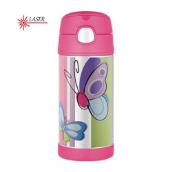 Thermos FUNtainer dětská termoska s brčkem 355 ml- motýl.