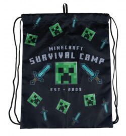 Sáček Astra Minecraft Survival Camp - na obuv nebo cvičební úbor.