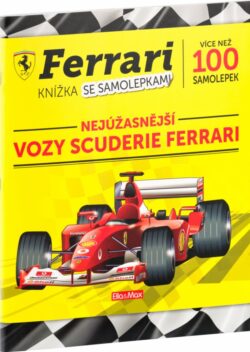 Objevte závratnou rychlost závodních vozů stáje Scuderia Ferrari a užijte si spoustu zábavy s doplňováním atraktivních modelů proslulé značky samolepkami. Kromě zábavy vás čeká i řada zajímavých informací o těchto úžasných nablýskaných strojích a jejich technických parametrech.