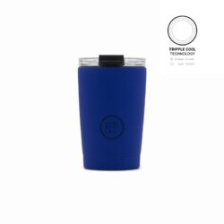 Unikátní třívrstvý nerezový termohrnek Cool Bottles Tumbler Vivid Blue