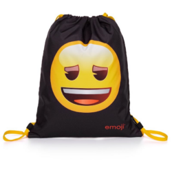 Sportovní vak na záda pro teenagery i dospělé s motivem smajlíka Emoji.