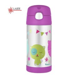 Thermos FUNtainer dětská termoska s brčkem 355 ml - kočka.