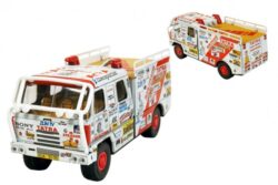 Model soutěžního automobilu - nejslavnější a vítězné Tatry 815 Rallye Paris-Dakar-Paris z roku 1994 (startovní číslo 401). Model je vyroben z potištěného plechu a je pěkně propracovaný.