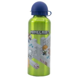 Dětská hliníková láhev na pití Stor Minecraft creeper o objemu 400 ml.