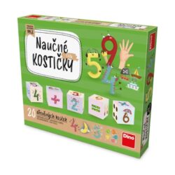 Dřevěné kostky Čísla - 20 kostek.