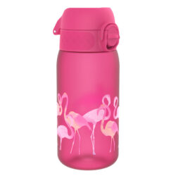 Dětská lahev ion8 Leak Proof Flamingos o objemu 350 ml.