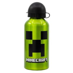 Dětská hliníková láhev na pití Stor Minecraft creeper o objemu 400 ml.