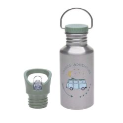 Dětská nerezová láhev na pití Lässig 500 ml bus - Stainless Steel Adventure bus