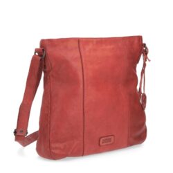 Kožená crossbody kabelka ve vintage stylu