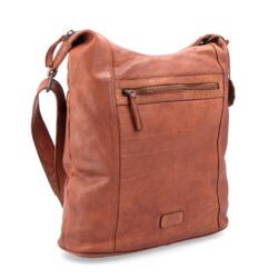 Kožená crossbody kabelka ve vintage stylu