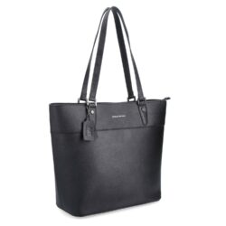 Elegantní shopper kabelka z kůže saffiano