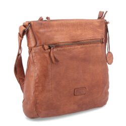 Kožená crossbody kabelka ve vintage stylu