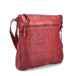 Proplétaná crossbody z pravé kůže