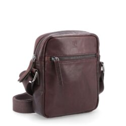 Malá crossbody taška (z pravé kůže) s přední zipovou kapsou