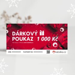 Dárkový poukaz v hodnotě 1 000 Kč je skvělým dárkem pro všechny milovníky módy. Poukaz umožňuje obdarované osobě vybrat si z široké škály stylových kabelek