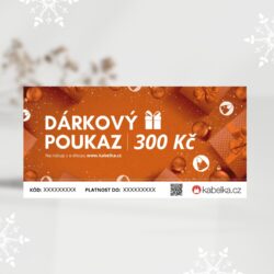 Dárkový poukaz v hodnotě 300 Kč je skvělým dárkem pro všechny milovníky módy. Poukaz umožňuje obdarované osobě vybrat si z široké škály stylových kabelek